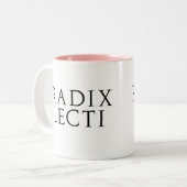 Wurzel Lecti Zweifarbige Tasse (Vorderseite Links)