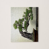 Wurzel über Felsen-Kiefern-Bonsais-Baum Puzzle (Vertikal)
