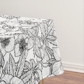 Wurzelbohrungen in Schwarzweiß Tischdecke (Beispiel)