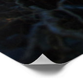 Wurzeln an den Wasserfällen Poster (Ecke)