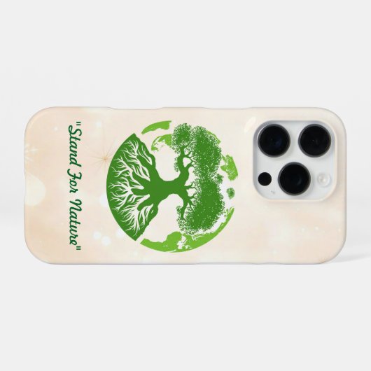 "Wurzeln der Erde" iPhone Hülle (Rückseite (Horizontal))