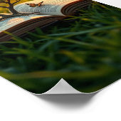 Wurzeln der Fantasie - Wo Geschichten Bäume wachse Poster (Ecke)