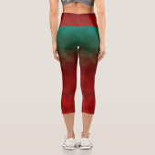 Wurzeln der Flamme Capri Leggings (Rückseite)