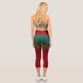 Wurzeln der Flamme Capri Leggings (Rückseite)