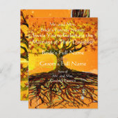 Wurzeln der Liebe Ankündigungspostkarte (Vorne/Hinten)