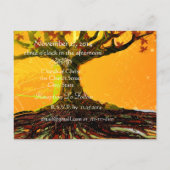 Wurzeln der Liebe Ankündigungspostkarte (Rückseite)