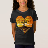 Wurzeln der Liebe Blumenmädchen T-Shirt (Vorderseite)