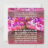 Wurzeln der Liebe Romantischer Eichenbaum Einladun Einladung (Vorderseite)