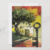 Wurzeln der Widerstandskraft: Alter palästinensisc Einladung (Vorderseite)