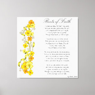 Wurzeln des Glaubens Canvas Print Leinwanddruck