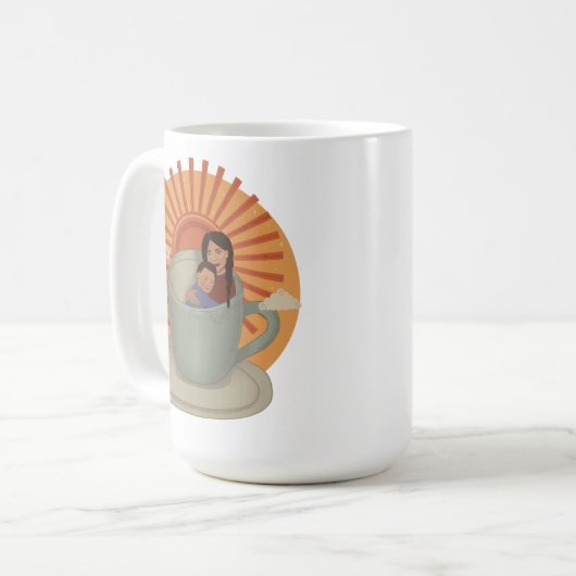 Wurzeln eines Dream Cup - Valor Kaffeetasse (Vorderseite Links)