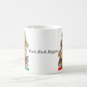 Wurzeln, Felsen, Reggae Kaffeetasse (Mittel)