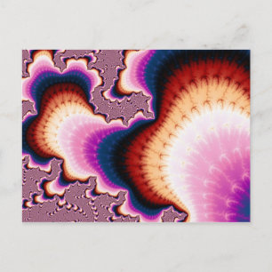 Wurzeln - Fraktal Postkarte