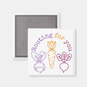 Wurzeln für dich magnet (Vorderseite/Rückseite)