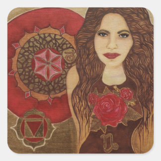 Wurzeln im Power: Root Chakra Goddess Sticker