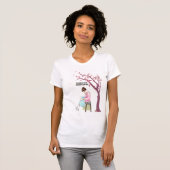 Wurzeln in Bemühungen, Erfolg zu erreichen T-Shirt (Vorne ganz)