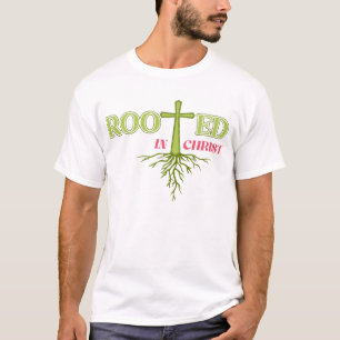 Wurzeln in Christus Christliches Glaube Shirt