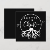 Wurzeln in Christus Feiertagskarte (Vorne/Hinten)