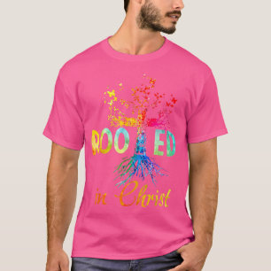 Wurzeln in Christus Jesus Gott Glaube Christen Rai T-Shirt