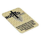 Wurzeln in Christus Kolossisten 2:7 Bibelverse Magnet (Rechte Seite)