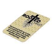 Wurzeln in Christus Kolossisten 2:7 Bibelverse Magnet (Linke Seite)