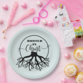 Wurzeln in Christus Pappteller (Party)