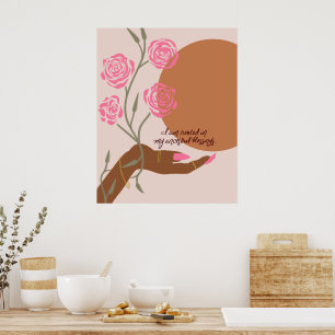 Wurzeln in den Segen der Antike: Schwarze Hand Kun Poster