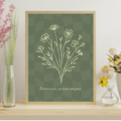 Wurzeln in der Liebe, Blüte in Anmut Poster