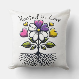 Wurzeln in der Liebe Kissen