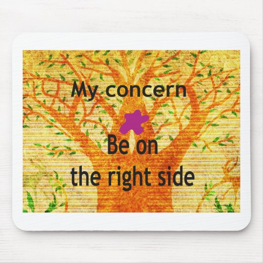 Wurzeln in der Rechtschaffenheit Baobab Vintage Pe Mousepad (Vorne)