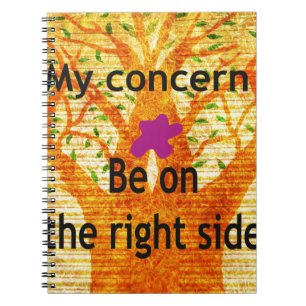 Wurzeln in der Rechtschaffenheit Baobab Vintage Pe Notizblock