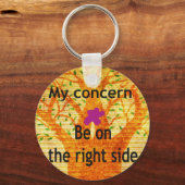 Wurzeln in der Rechtschaffenheit Baobab Vintage Pe Schlüsselanhänger (Vorderseite)