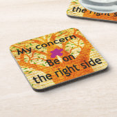 Wurzeln in der Rechtschaffenheit Baobab Vintage Pe Untersetzer (Linke Seite)