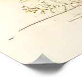 Wurzeln in ihren Armen - Ein ruhiger Teich, der an Poster (Ecke)