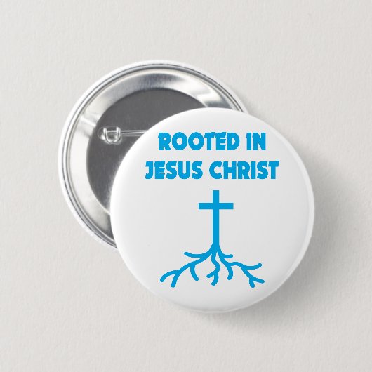Wurzeln in Jesus Christus Button (Vorne & Hinten)