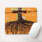 Wurzeln in seiner Liebe Mousepad (Mit Mouse)