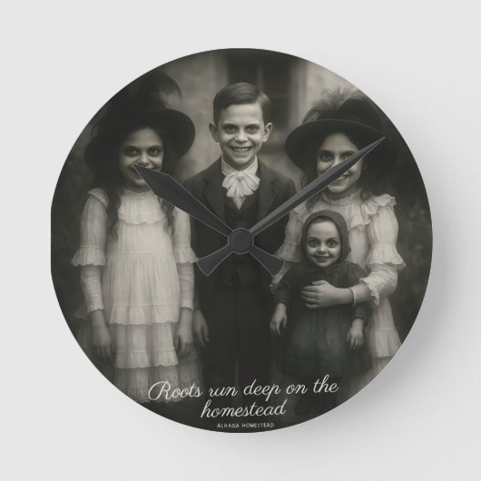 Wurzeln laufen rund um die Uhr tief (Vorderseite)