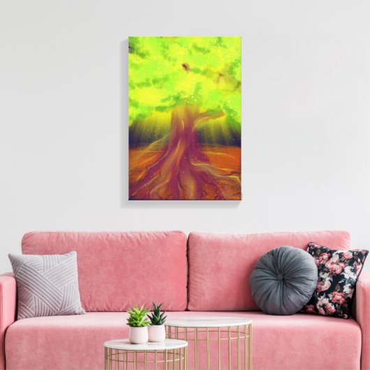 Wurzeln Leinwanddruck (Insitu (Wohnzimmer))