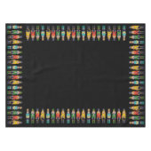 Wurzeln moderner farbiger Nutracker Tischdecke (Vorderseite (Horizontal))