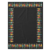 Wurzeln moderner farbiger Nutracker Tischdecke (Vorderseite)