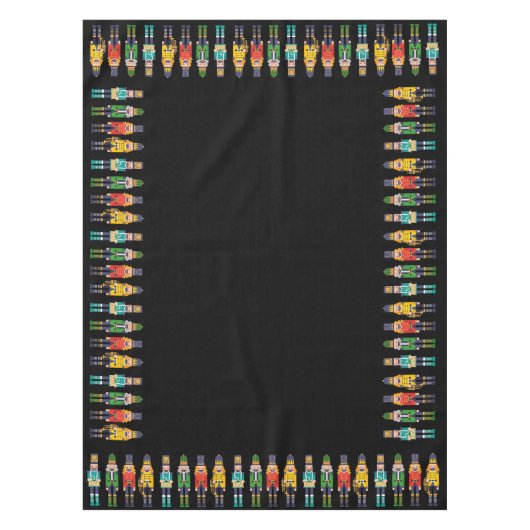 Wurzeln moderner farbiger Nutracker Tischdecke (Vorderseite)