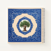 Wurzeln Portugals: Korkbaum-Design Notizblock (Rückseite)