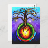 Wurzeln Postkarte (Vorne/Hinten)