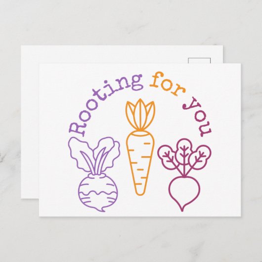 Wurzeln Postkarte (Vorne/Hinten)