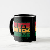 Wurzeln Riddim Reggae Tasse (Vorderseite Links)