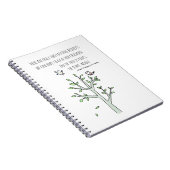 Wurzeln und Wings Inspirierend Elternquote Notizblock (Rechte Seite)