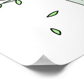 Wurzeln und Wings Inspirierend Elternquote Poster (Ecke)