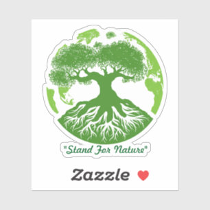 "Wurzeln von morgen" Aufkleber