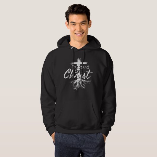 wurzelt im Handgelenk, religiös christlich Hoodie (Vorne ganz)