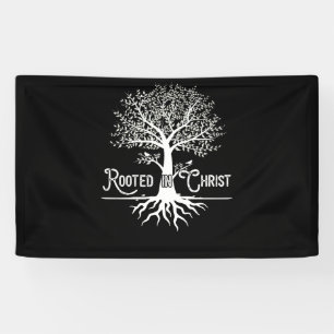 Wurzelt in Christus Christlicher Glaube und Liebe  Banner